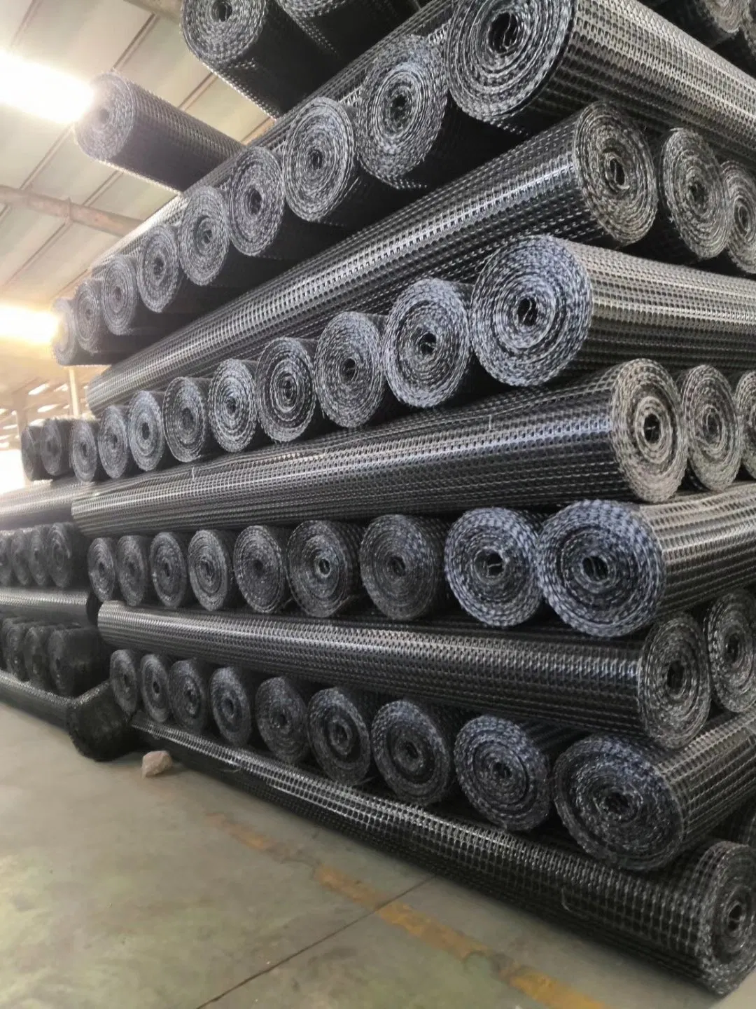 Geogrid Manufacturers Sell Glass Fiber Polyester Steel Polyester Single and Double Direction Geogrid