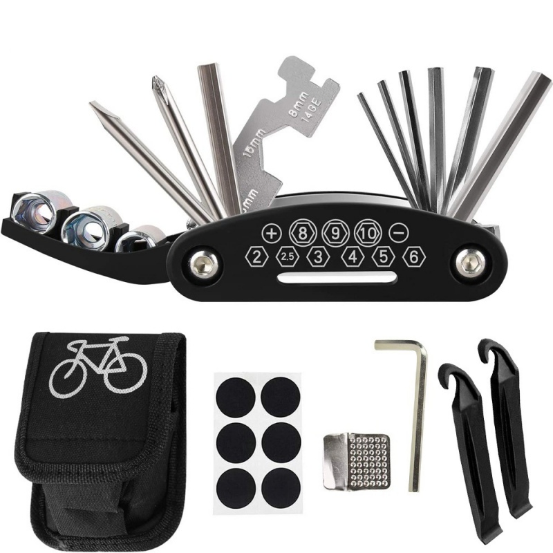 Bicycle Repair Kit Tire Repair Tool Combination Multifunctional Wrench Wrench