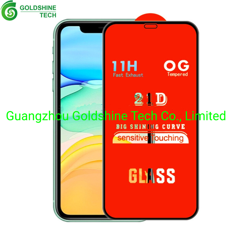 2022 New 21d Cellular Accessories Full Glue Tempered Glass for iPhone 13 Mini PRO Max