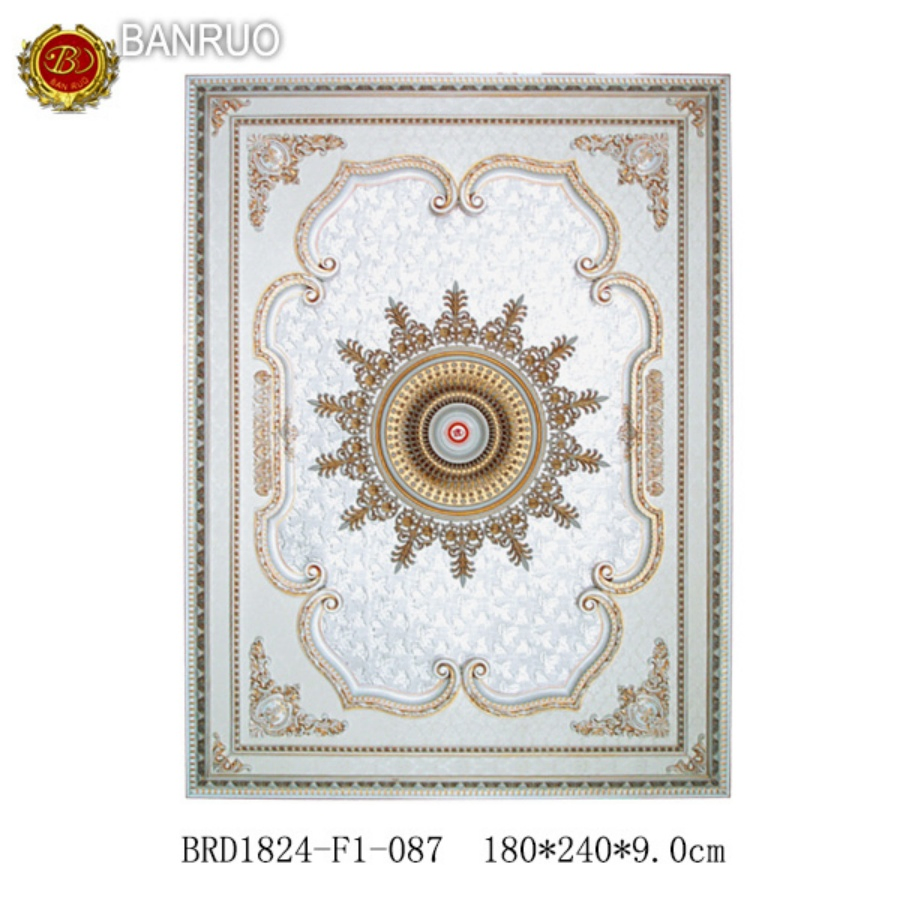 PS Plastic Ceiling Panel Tiles Ceiling Board Decoration European