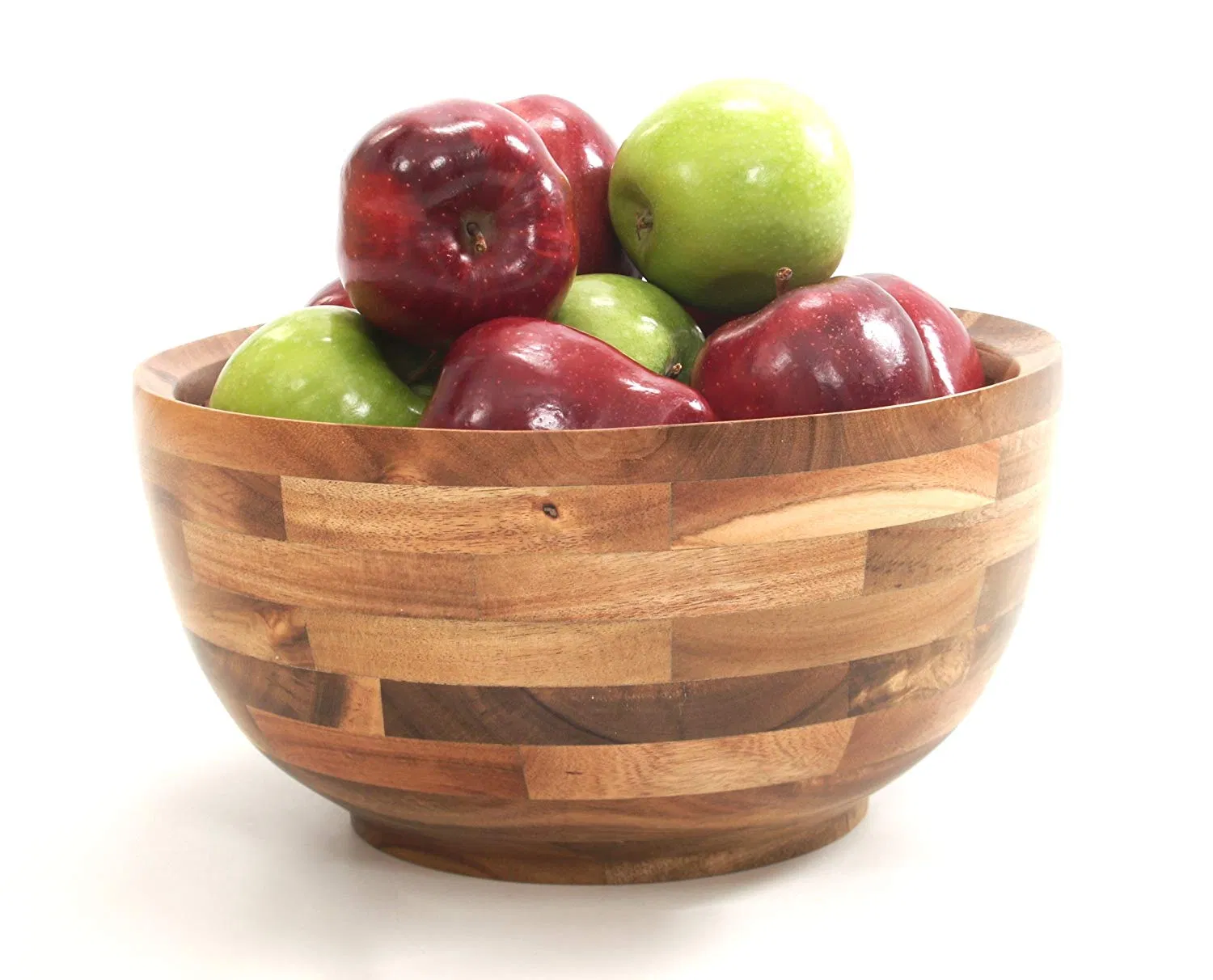 Wooden Salad Bowls Serving Bowl & Mixing Bowl Natural