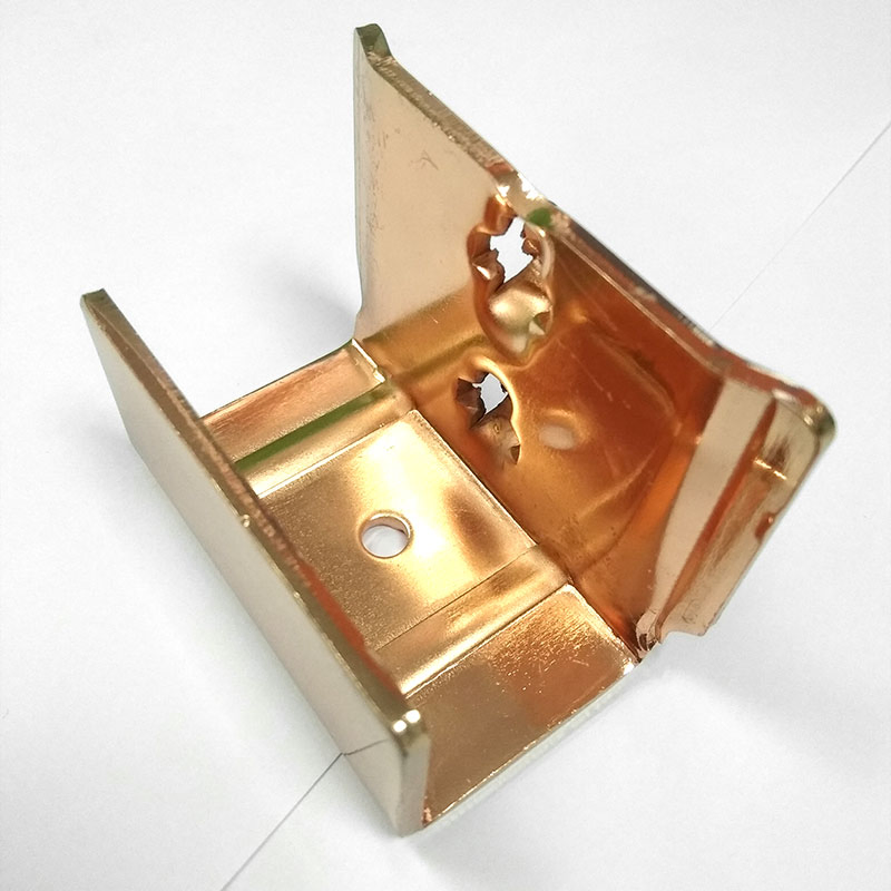 Metal Rose Gold Bracket U Type Gray Furniture Fittings Bracket