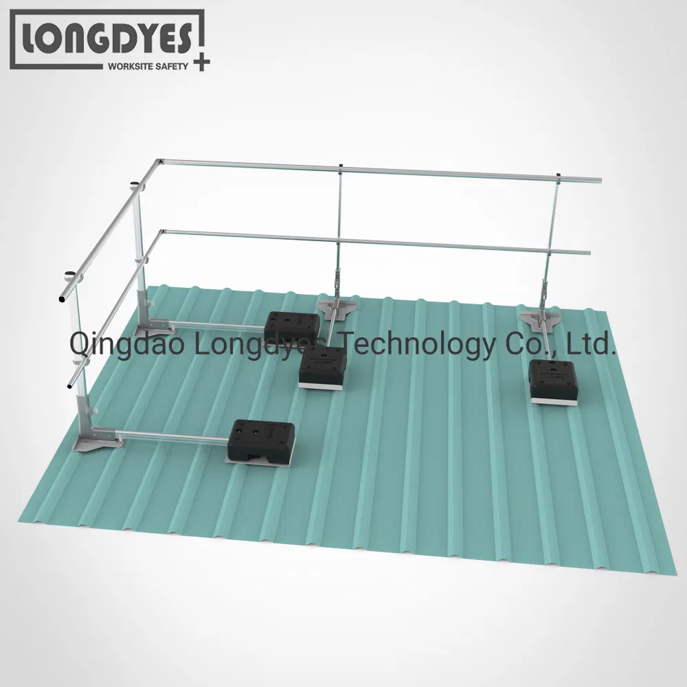 Aluminum Standing Seam Metal Roof Guardrail System