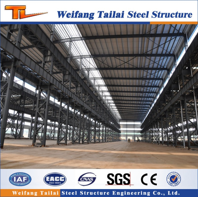 China Construction Project Light Steel Structure Prefab/Prefabricated Frame Building Modular Workshop