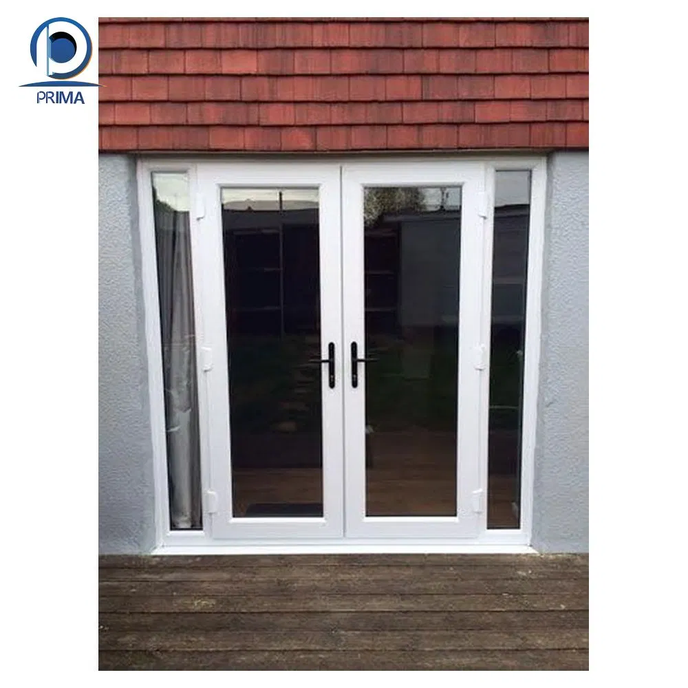UPVC Door Customizable Door Modern Design Tempered Glass UPVC PVC Doors