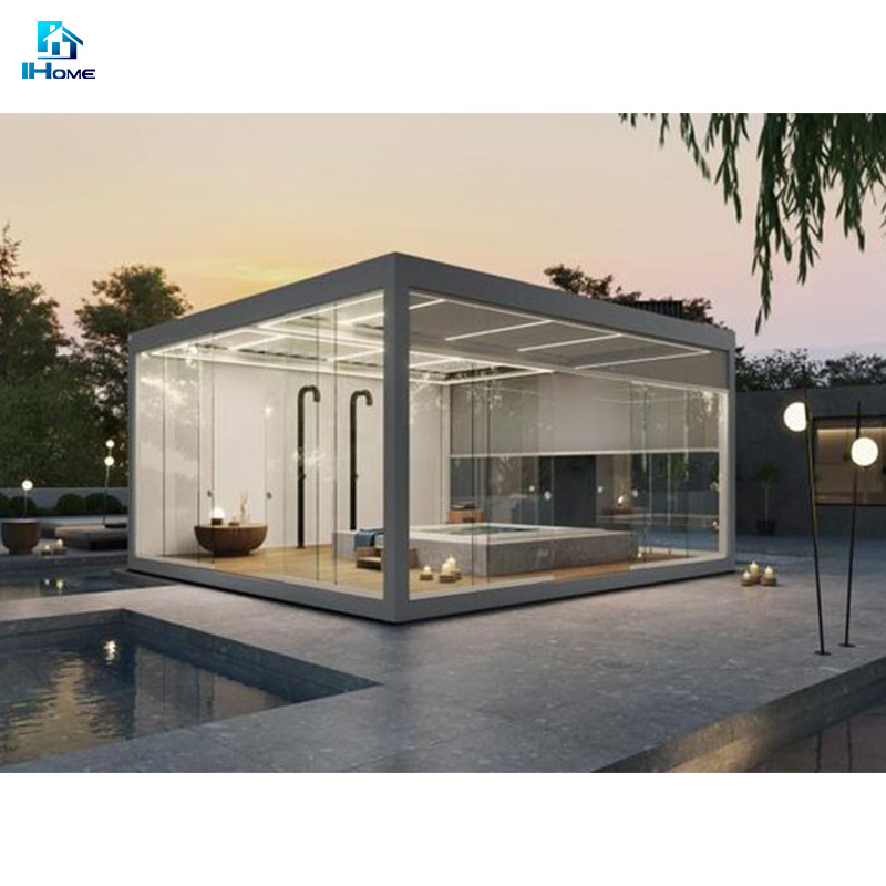 4X3 Luxury Pergola Aluminio Louvre Roof for Hotel Garden
