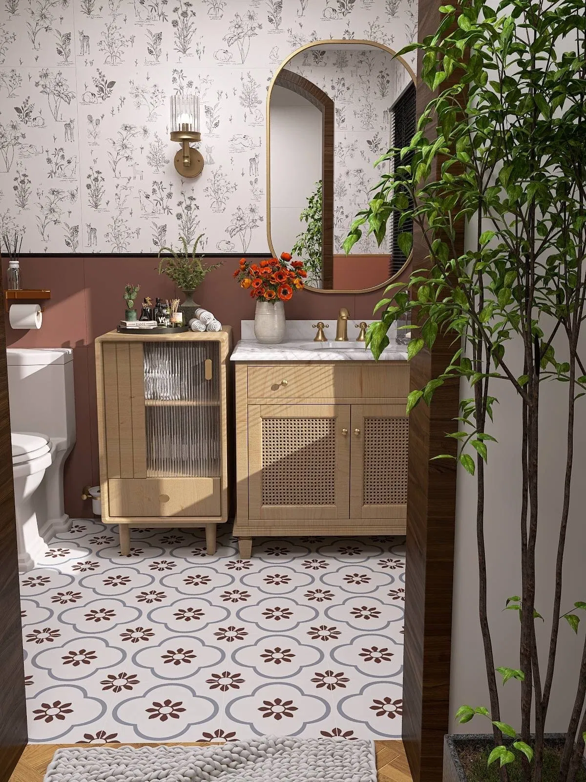 New Collection F30505 Porcelain Floor Wall Tile for Bathroom Kitchen Dinningroom Gardon Decoration