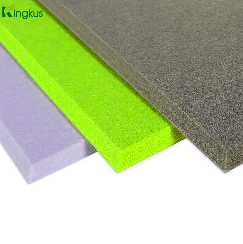 Anti-Fire Pet Polyester Fiber Decorative Acoustic Wall Panel