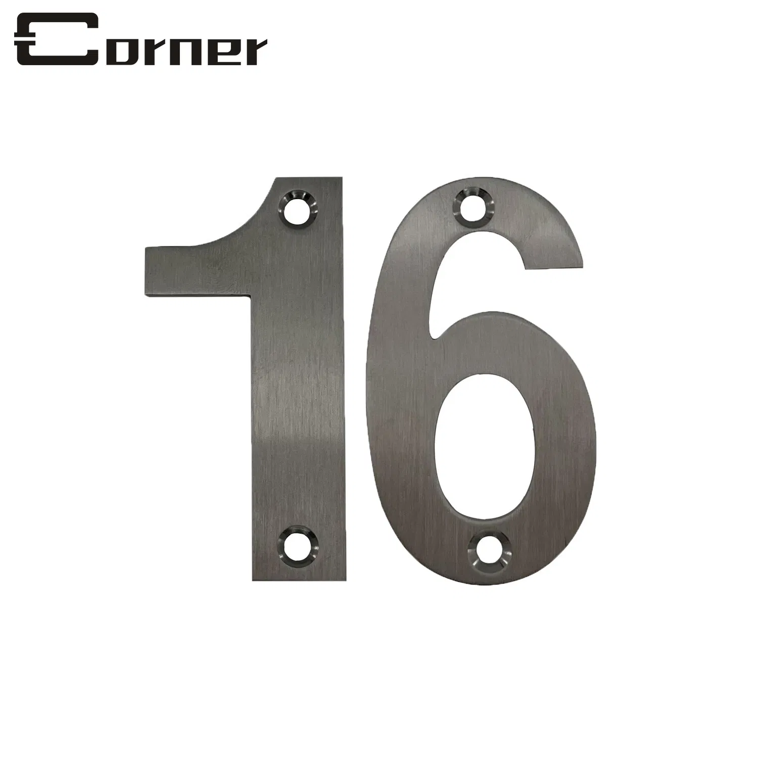 Stainless Steel House Number Signs Apartments Address Numbers Wall Sign for Business