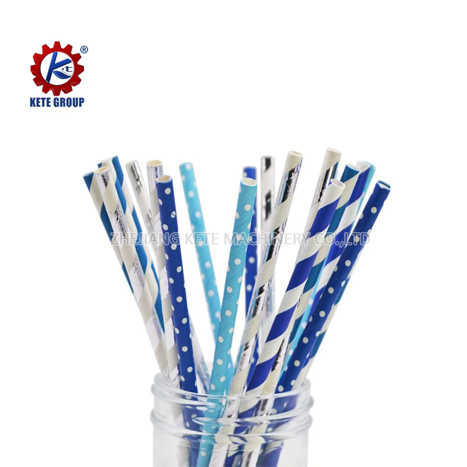 Biodegradable Paper Straws 6mm 8mm 10mm 12mm Sharp End Bubble Tea Paper Straws
