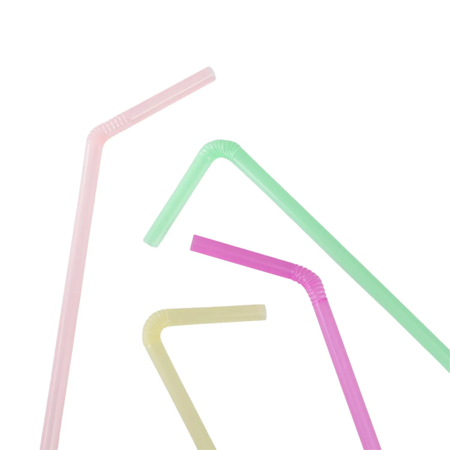 Stylish Plastic Drinking Straws for Artistic Beverage Experiences