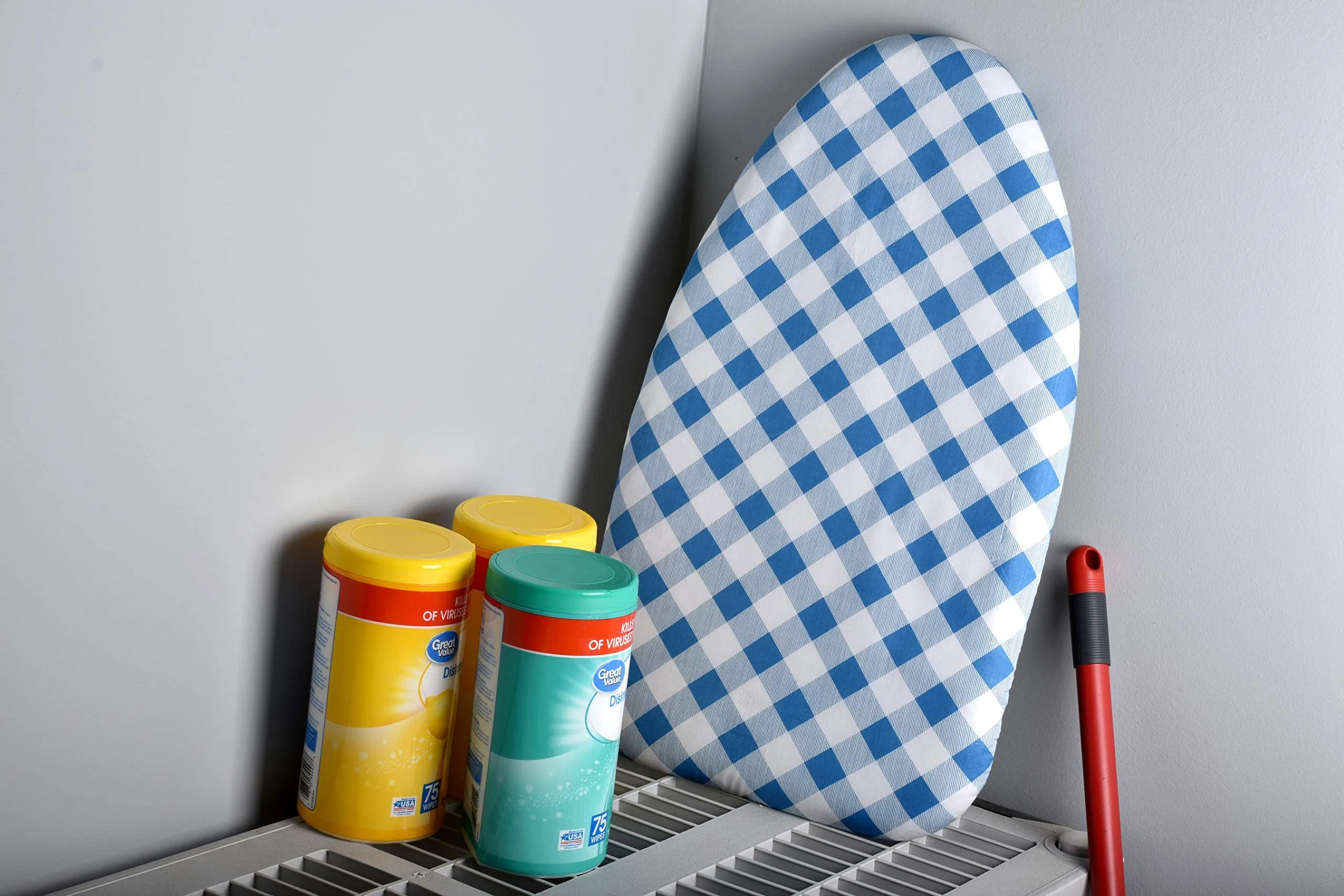 Space Saving Tabletop Ironing Board Folding Legs Padded Scorch Resistant Washable Cover