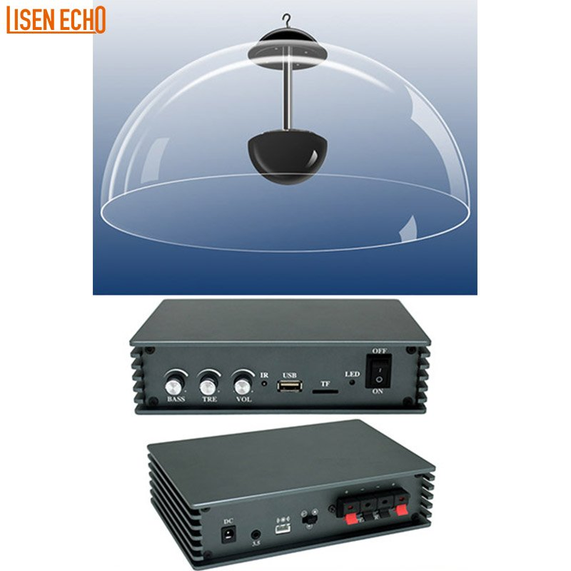 Museum Active Infrared Directional Sound Pendant Speaker with Cover Dome