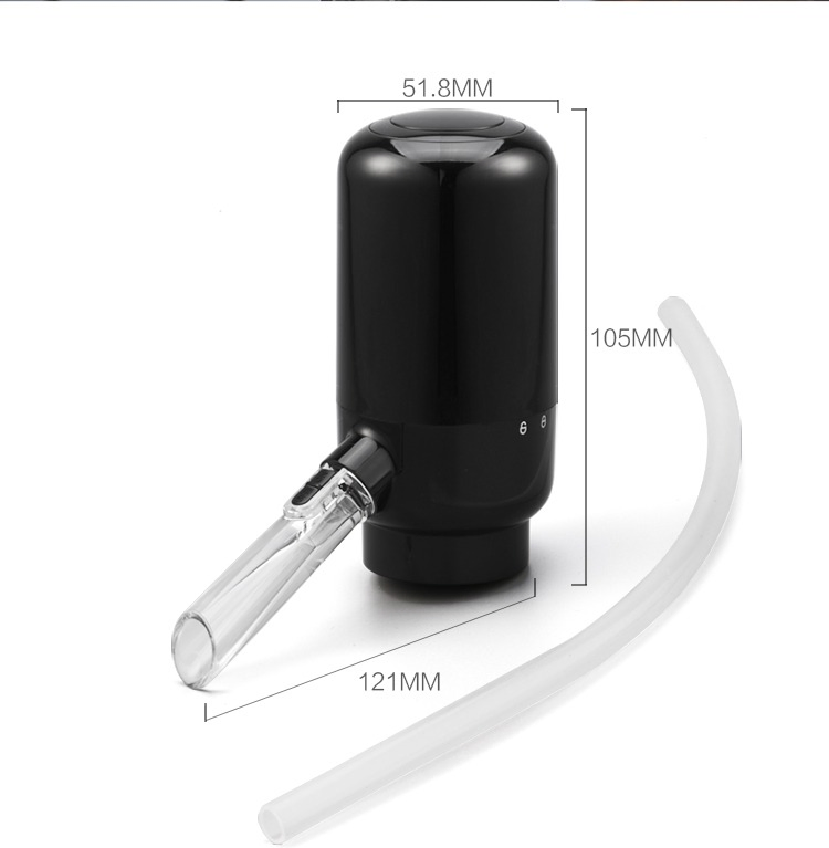 Air Pressure Electric Auto Wine Aerator Dispenser Battery-Charged Electric Decanter Dispenser