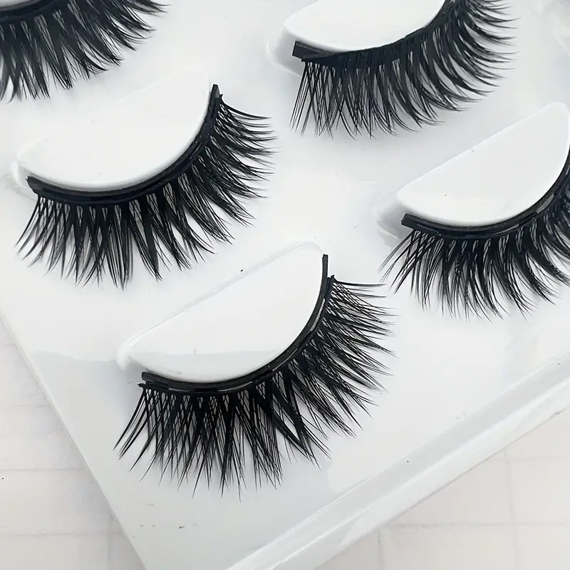 Magnetic Eye Lash Set with Eyeliner Natural Curl C Type, No Glue Required, Cat Eye Effect with Tweezers