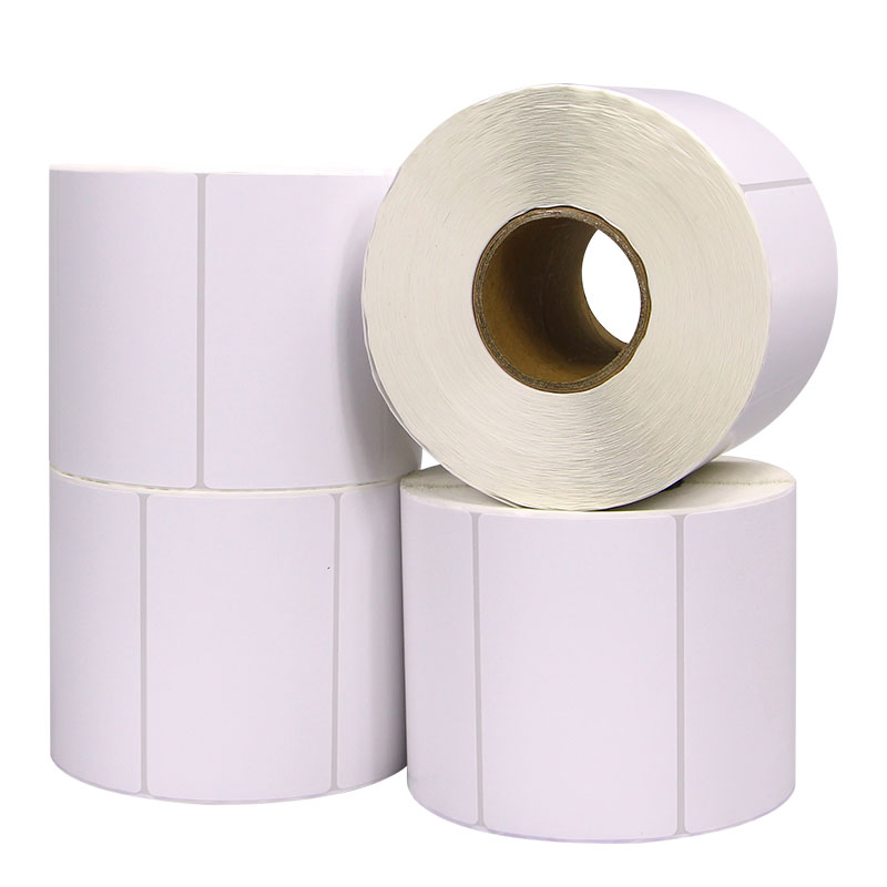 Coated Thermal Transfer Ribbon Adhesive Paper Label for Print Barcode Qr Code