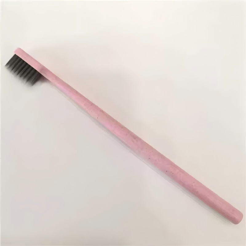Eco-Friendly Wheat Straw Toothbrush Bamboo Charcoal Soft Hair Travel Toothbrush