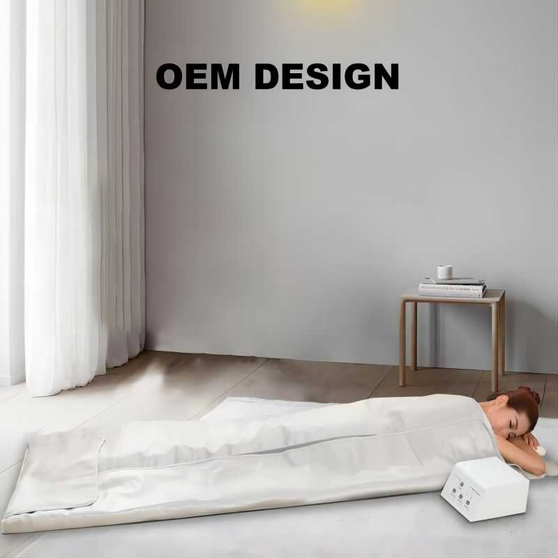 New 3-Zone Heating Electric Infrared Sauna Blanket Sweating SPA