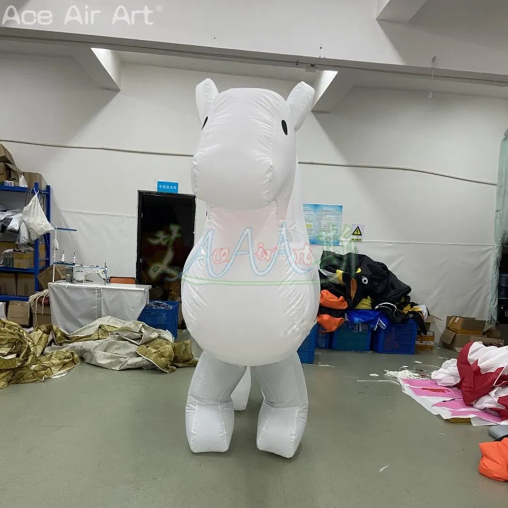 Outdoor Parade Inflatable Camel Costume Illuminated Walking Cartoon Dress for Party or Large Exhibition