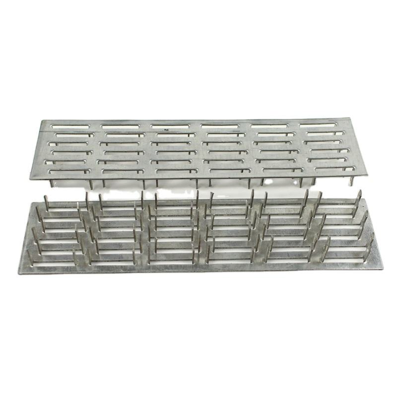 Truss Mending Plates, Truss Brackets for Wood Connection, Galvanized Mending Plates with Nail-Teeth