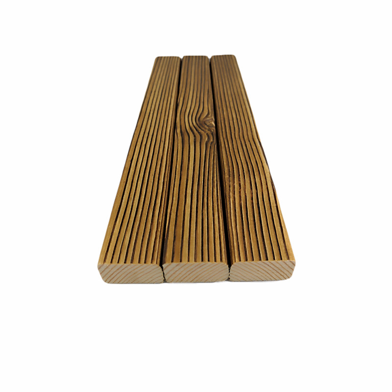 Coated Burned Carbonized Wood Paulownia Board for Wall Shelf Floating Shelves