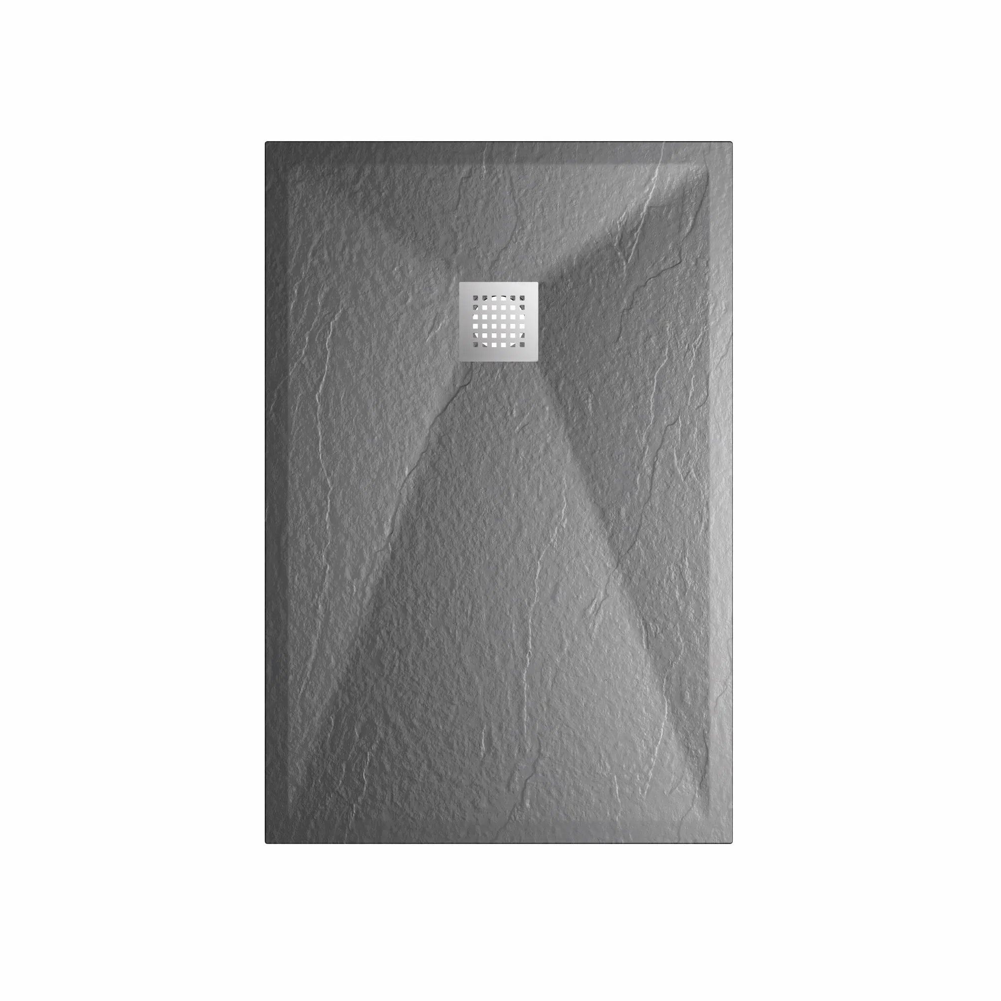 China OEM Factory Advanced Solid Surface Modern Bathroom Shower Base Customized Colour Artificial Stone Shower Tray