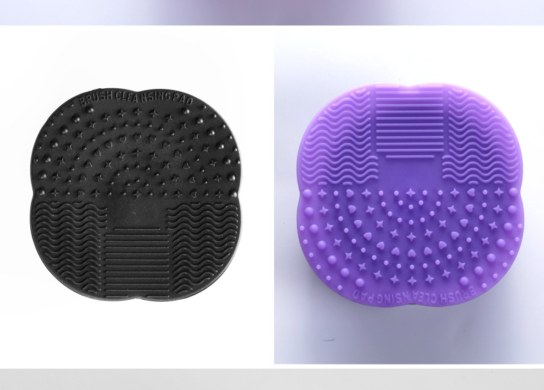Colorful Makeup Cleaner Brush Cleaning Glove Silicone Cleaning Pad Mat