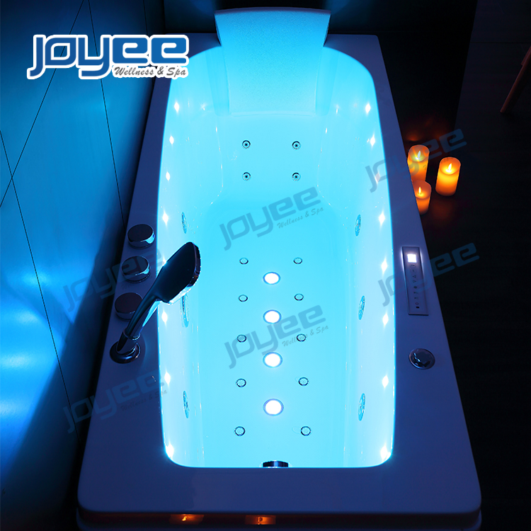 Угловая акриловая ванна с гидромассажем Joyee