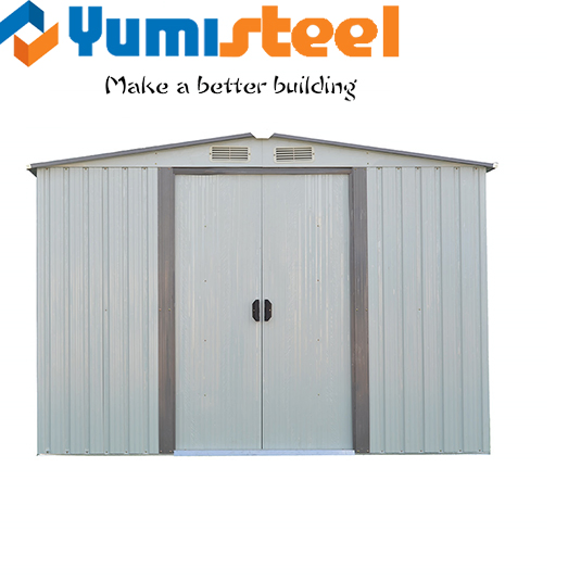 Wholesale Movable Outdoor Storage Metal Shed Garden Tool House for Sale