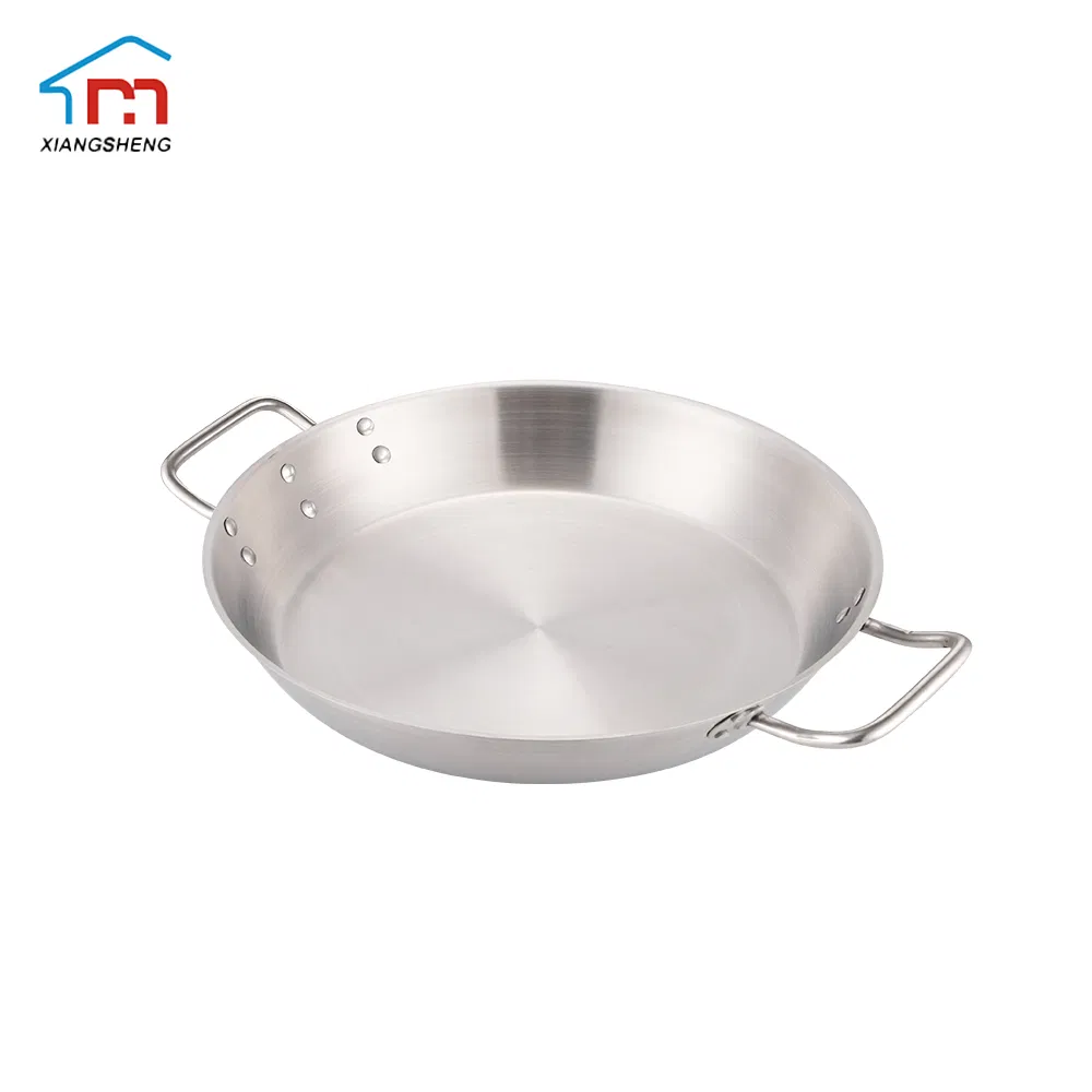 Xiangsheng High Quality Stainless Steel Frying Pan with Two Handles