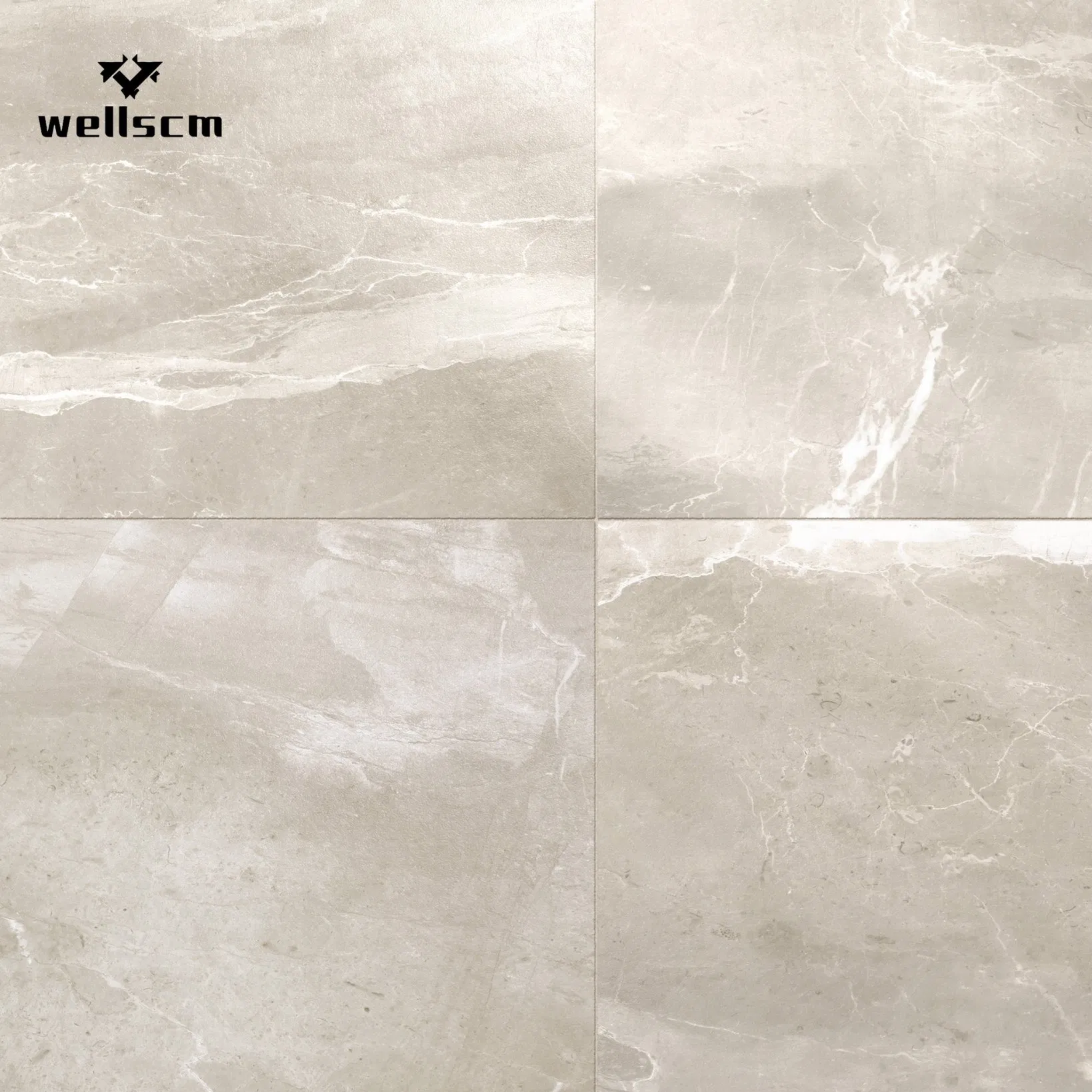 China Glossy White Glazed Marble Price Porcelain Polished Ceramic Floor Tiles 60X60 Impression Marble Ceramic Tiles