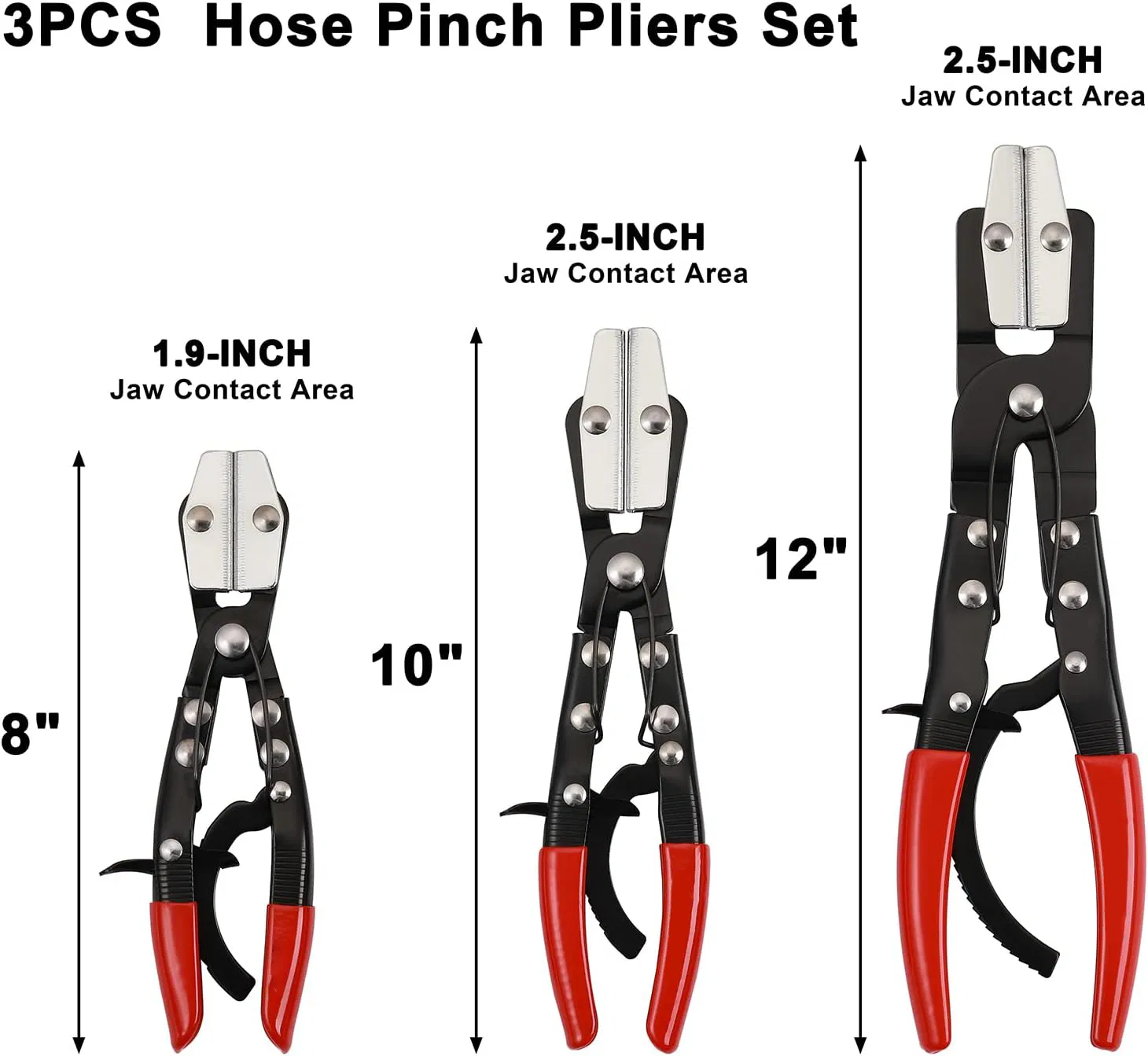 Locking Ratcheting Hose Pinch off Pliers for Automotive Hose Lines