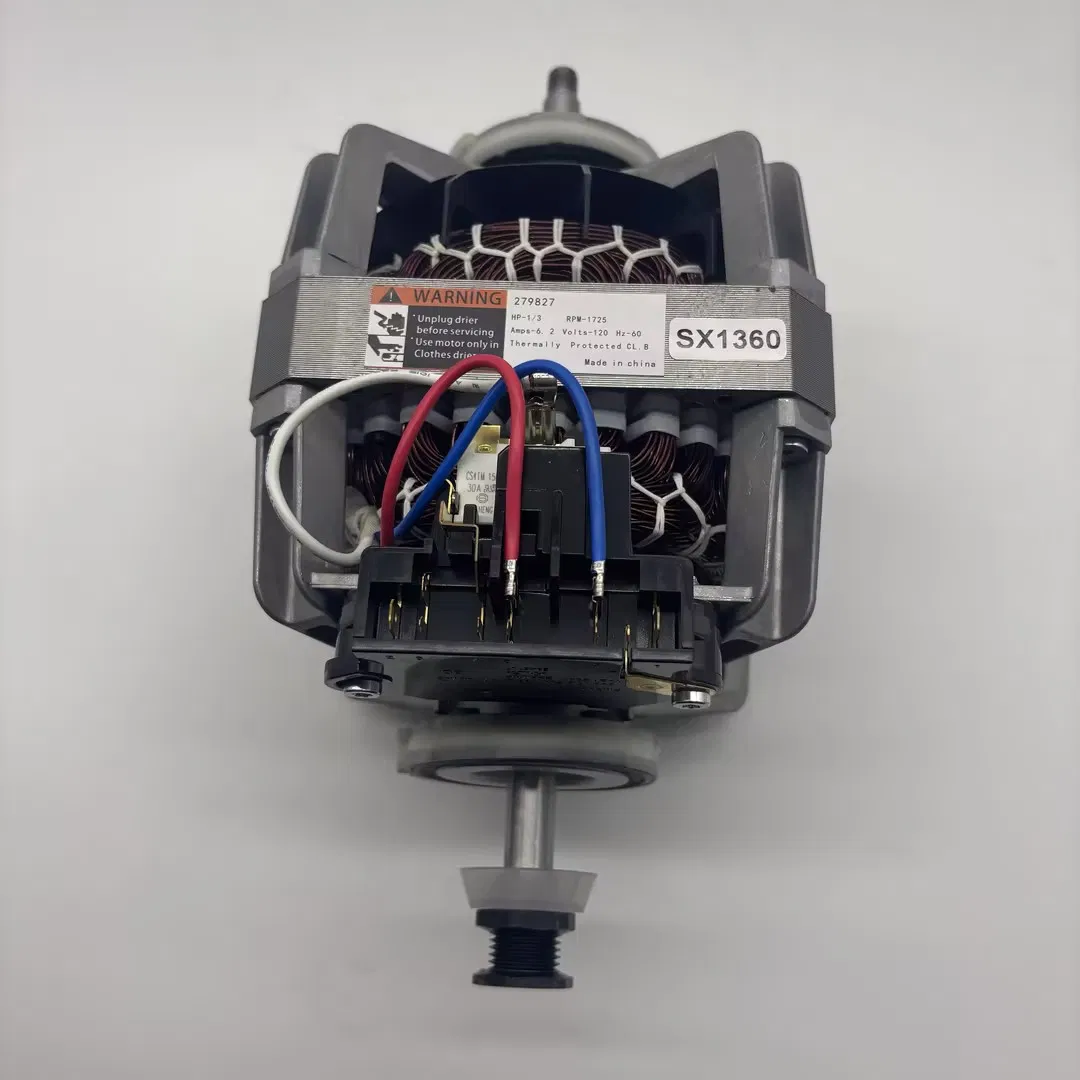 Tumble Dryer Motor 279827 120V 60Hz Clothes Dryer Spare Parts