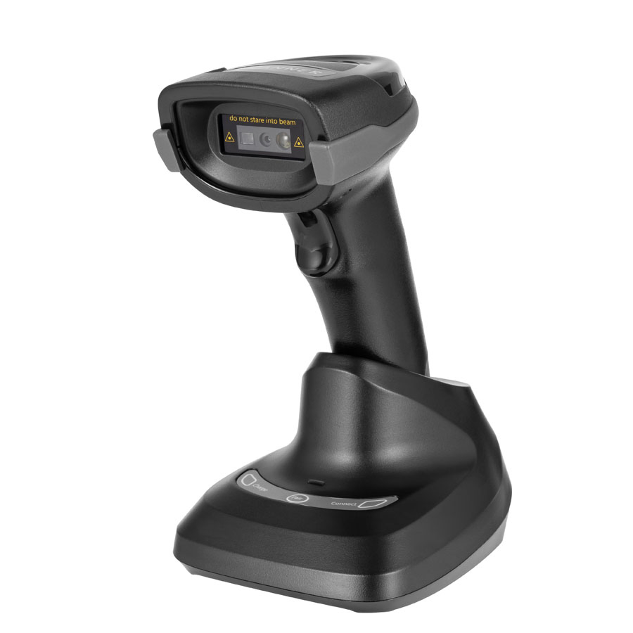High Performance Handheld Wireless Bluetooth Wireless 2.4G Bt 1d 2D Barcode Scanner Charging Communication Base
