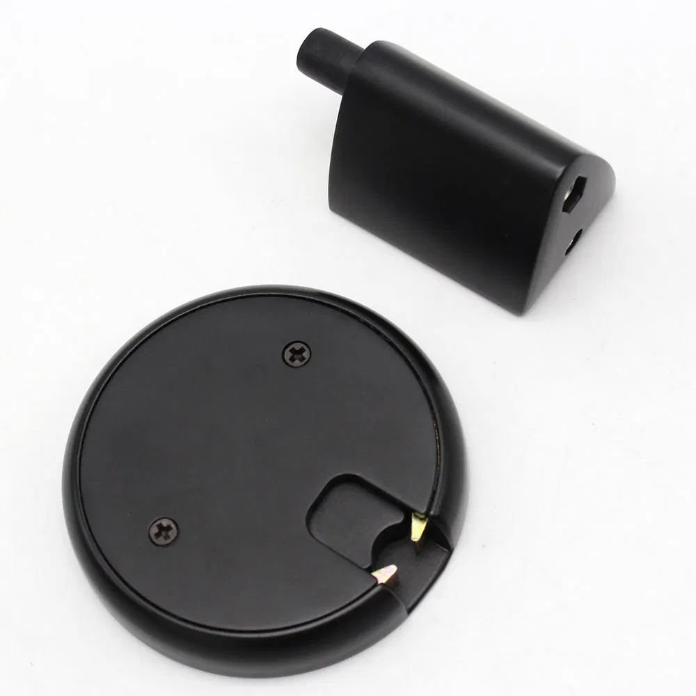 Hidden Matt Black Decorative Mechanical Non-Magnetic Push Type Door Suction Door Stopper