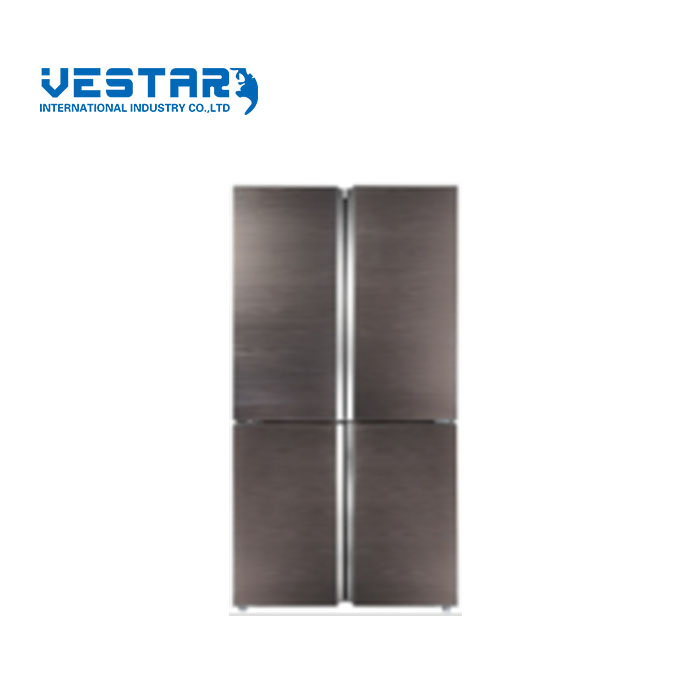 No Frost R600A Cross 4 Door Household Electric Fridge Refrigerator for Sale