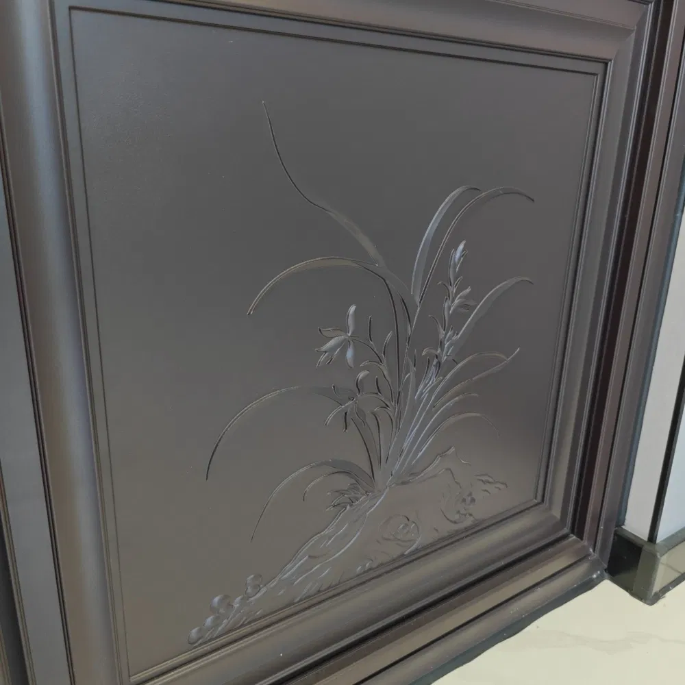 Chinese Style Antique Aluminum Wood Window with Traditional Lattice Design for Tea Houses