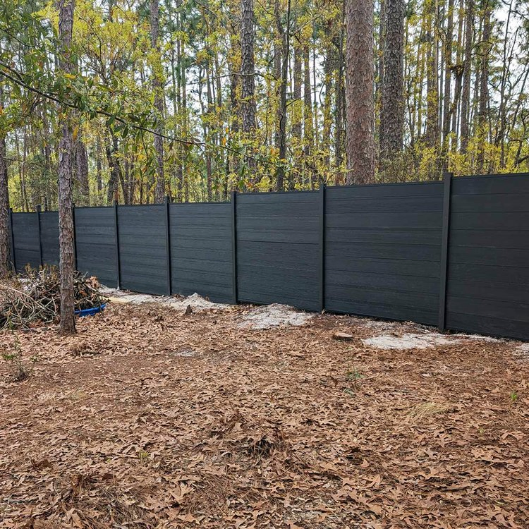 Waterproof WPC Fence Board, Wood Plastic Composite Decorative Fence, Garden Wall, Privacy Fence