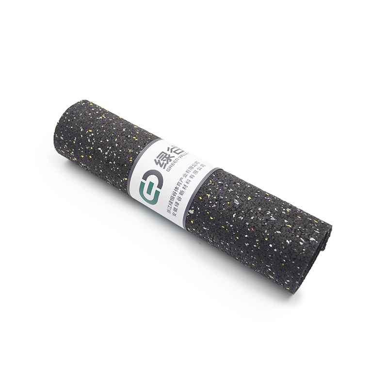 Wholesale Soundproof Underlay Rubber Roll Acoustic Floor Underlayment Rubber Mat with Colorful Dots