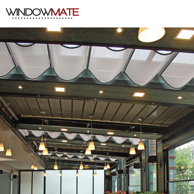 Garden Sunlight Outdoor Aluminum PVC Awning Retractable Roof