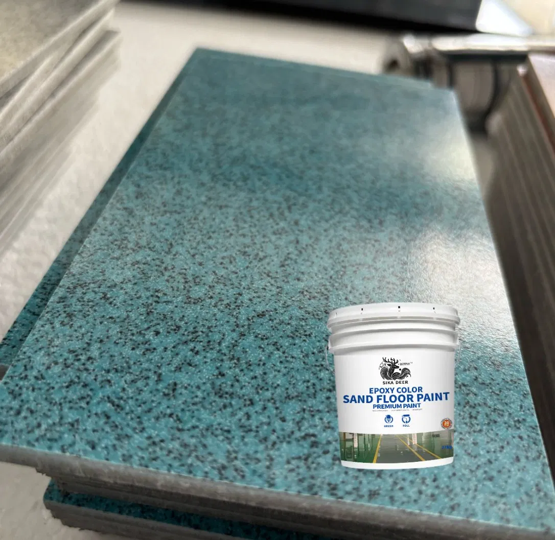 Epoxy Colored Sand Self-Leveling Marble-Look Anti-Slip Wear-Resistant Floor Paint