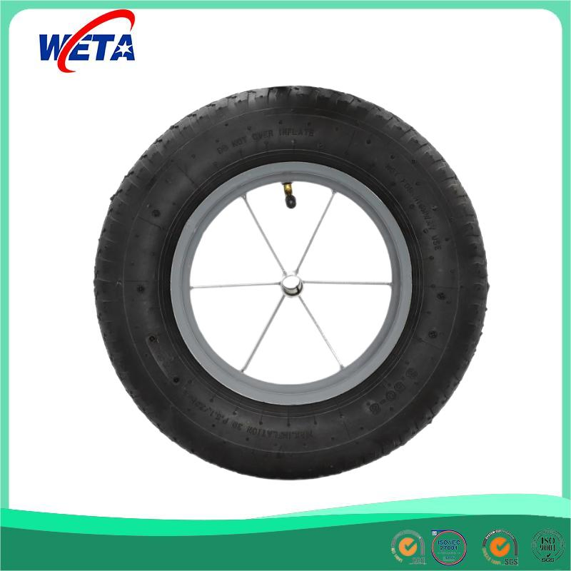 Wheelbarrow Rubber PU Foam 200kg Wheel 4.00-8