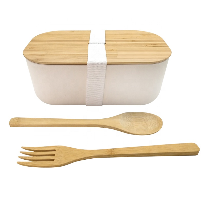 Borosilicate Glass Food Storage Containers Lunch Box with Bamboo Lid