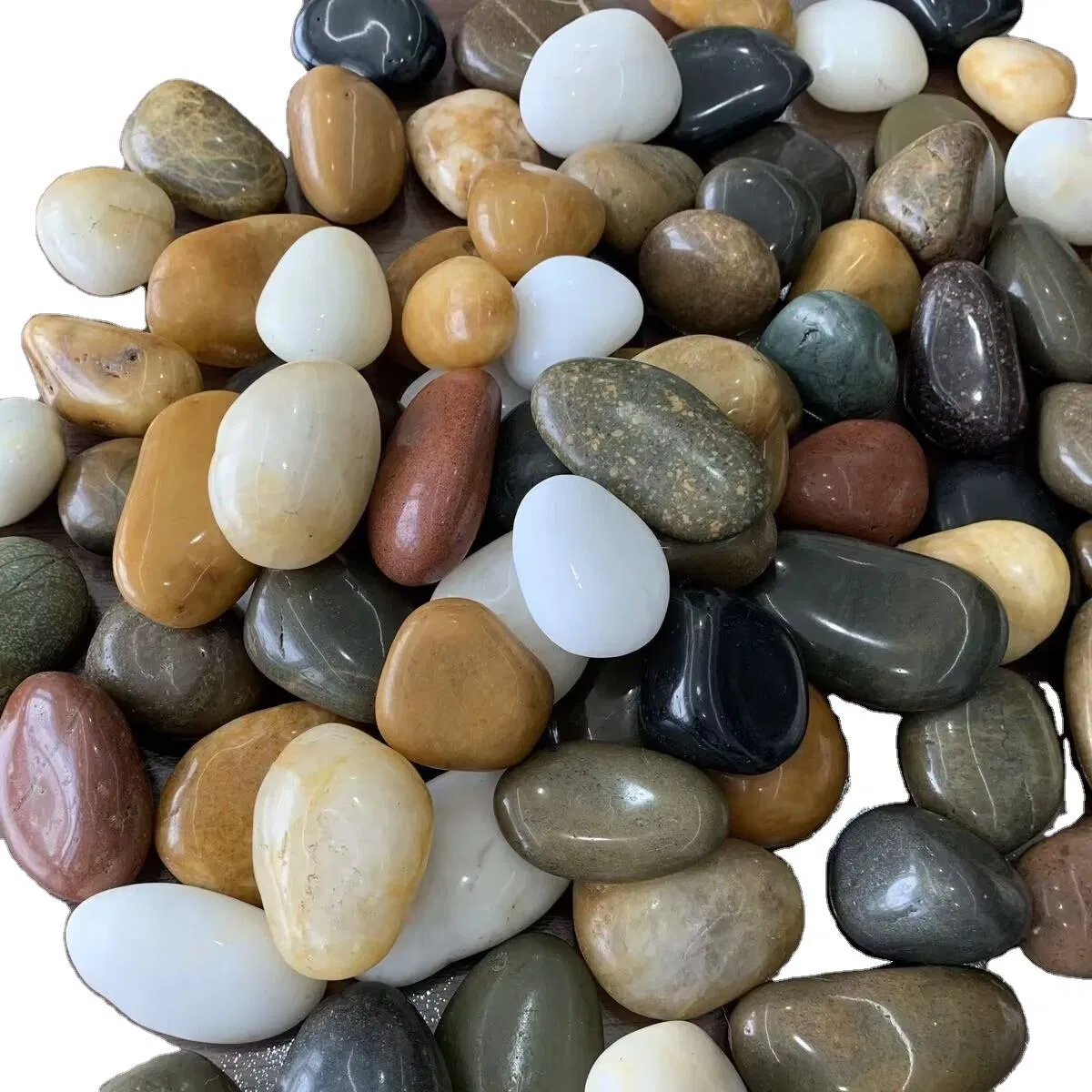 High Quality White Decorative Pebbles for Commercial Landscaping Bulk Orders