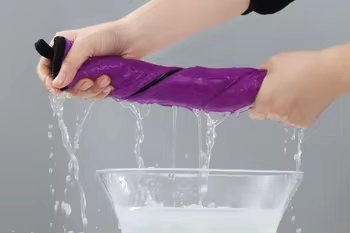 Double Sided Coral Fleece Cleaning Cloths Hanging Hand Towels for Kitchen Home Use Lightweight Absorbent Random Colors for Dish Washing Car Cleaning