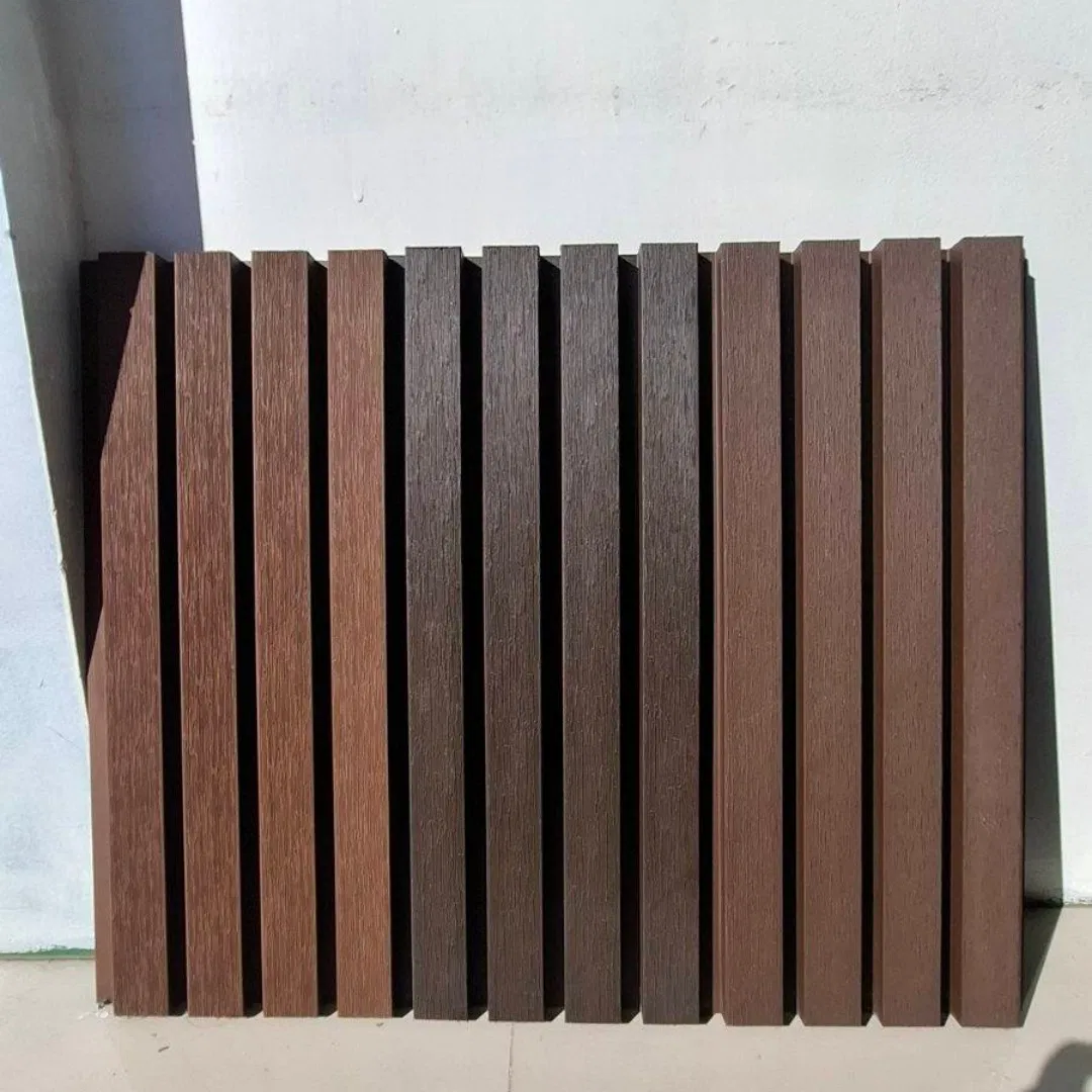 Luxury WPC Composite Fence Cladding Outdoor Decoration Waterproof Fireproof Modern Style