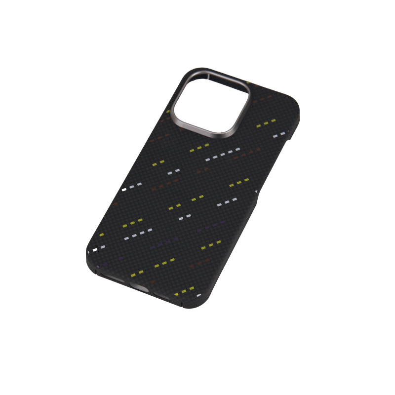 New Customized Pattern Logo Accepted Super Thin Magnetic Aramid Carbon Fiber Phone Case for iPhone 16 PRO Max