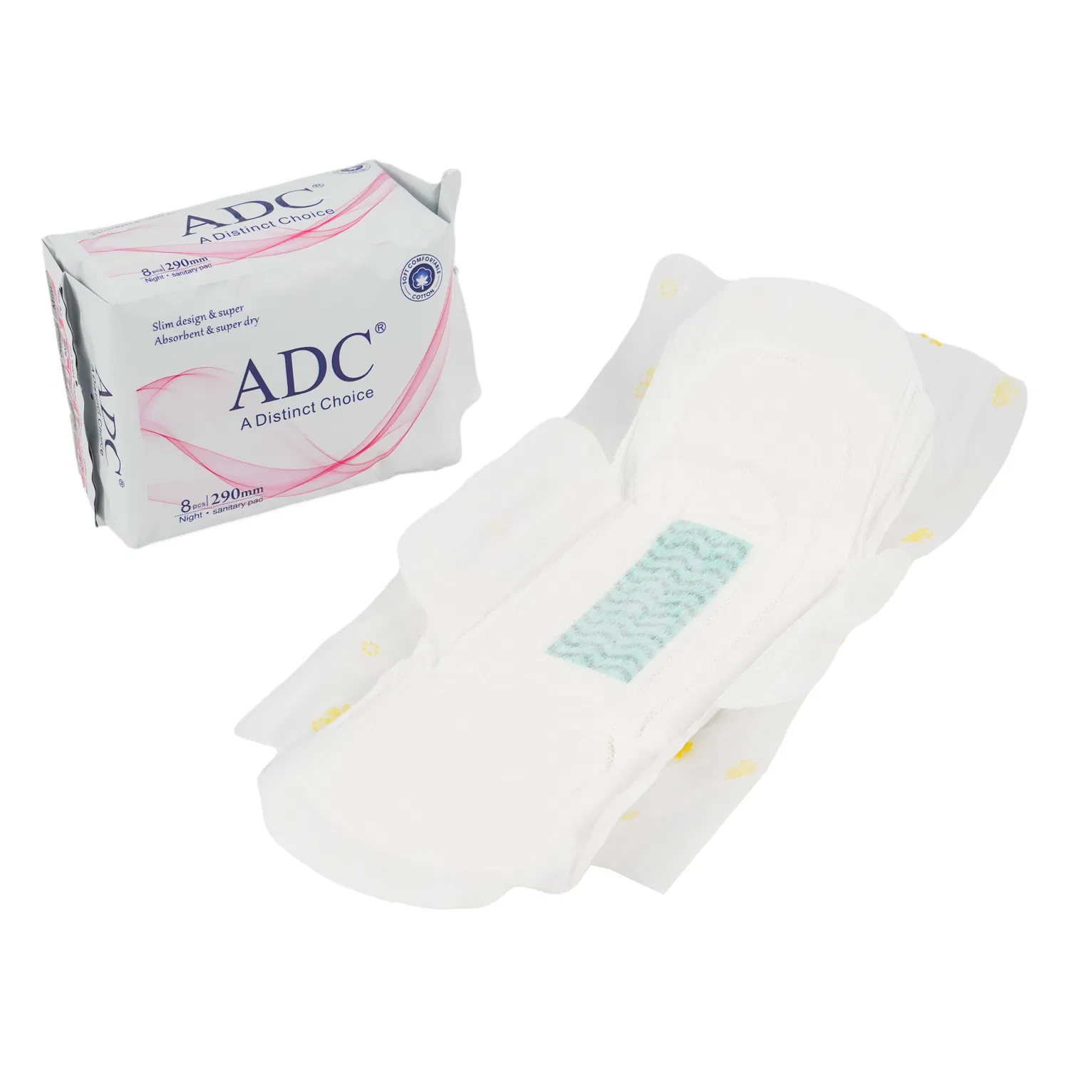 Soft Winged Disposable Sanitary Pad Women Sanitary Napkin