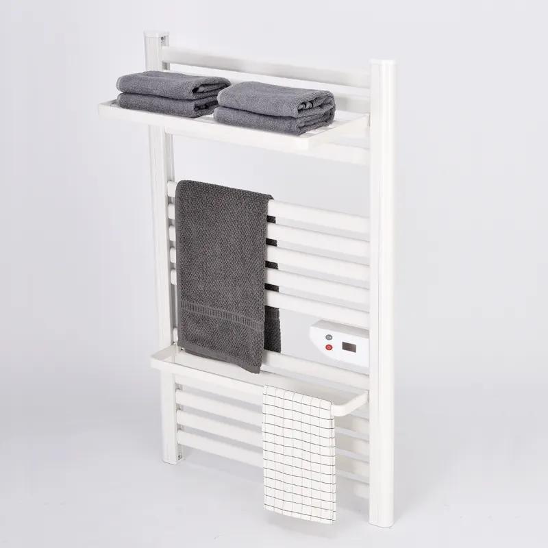 Aluminum Spray Painted Bathroom Electric Towel Radiators with White Color