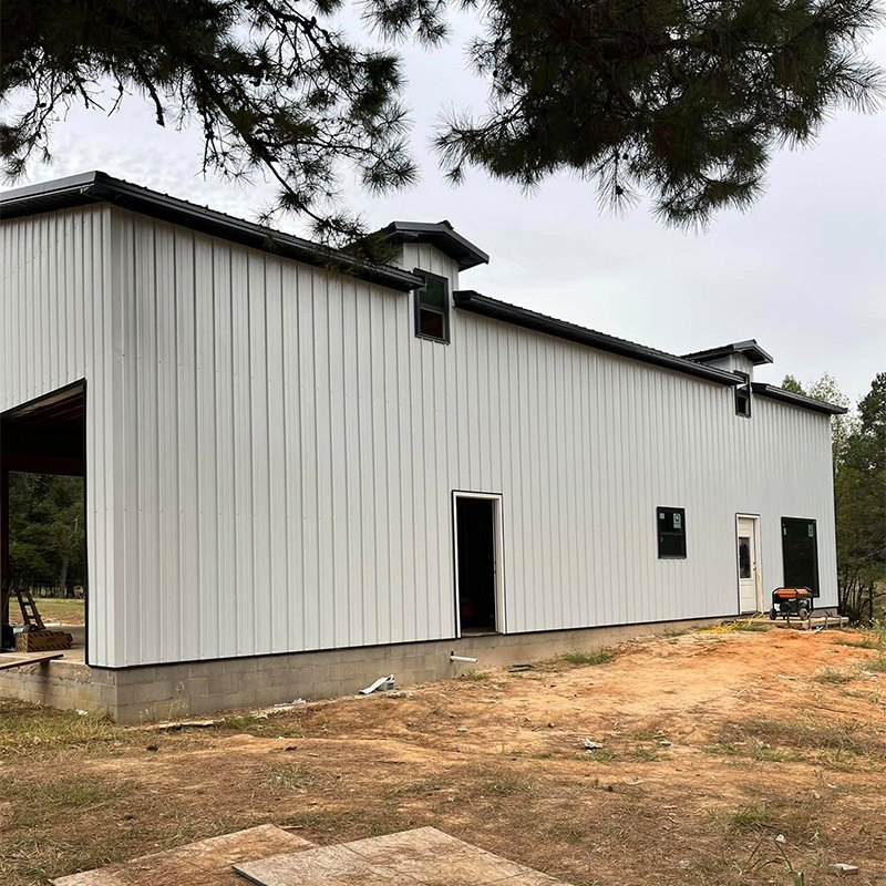 Large Span Steel Structure Seismic Brace Prefabricated Rent Warehouse